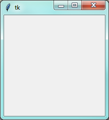 window created with tkinter