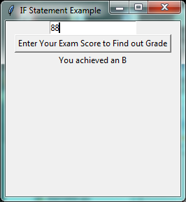 Input Box, Button, and If Statement